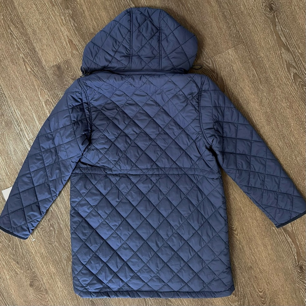 Women’s Bernardo All Day puffer Jacket Navy Blue Size Small NWT - Picture 8 of 14